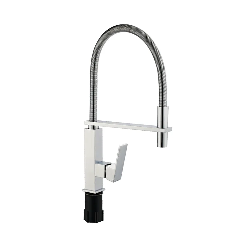 Brass Spring Pull Out Kitchen Torneira