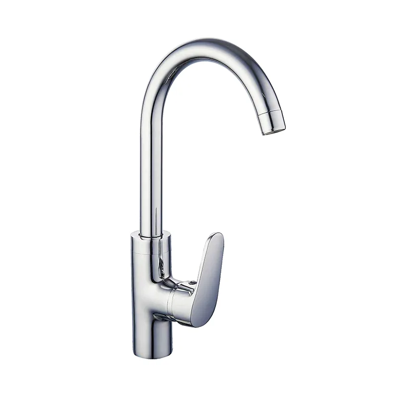 Brass Chrome Plated Single Handle Kitchen Faucet