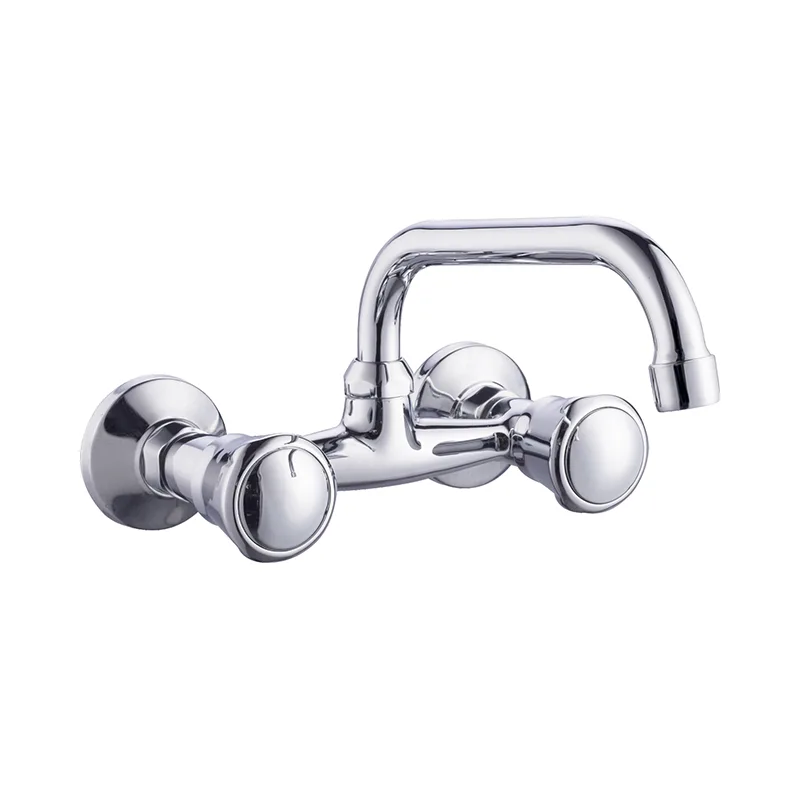 Dual Flow Spout Long Neck Kitchen Faucet