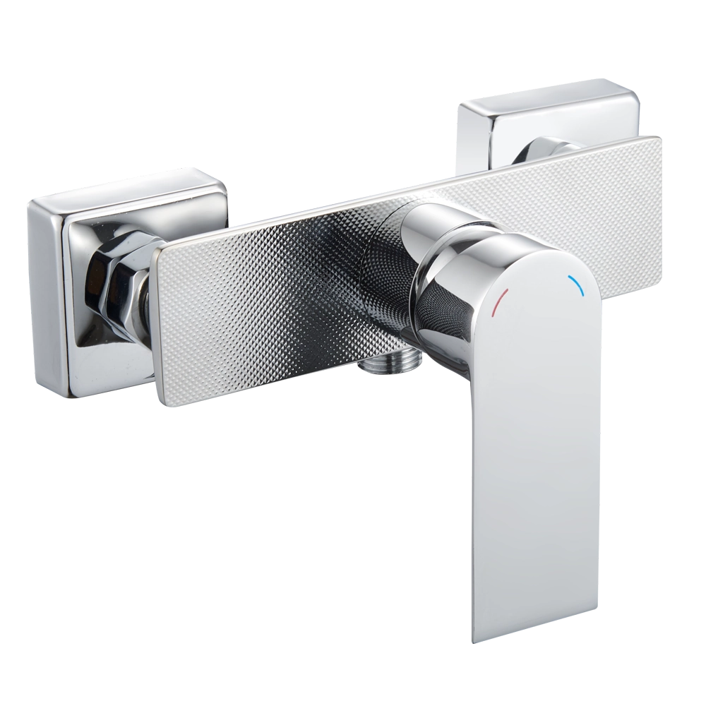 Torneira de chuveiro de duplo controle de parede